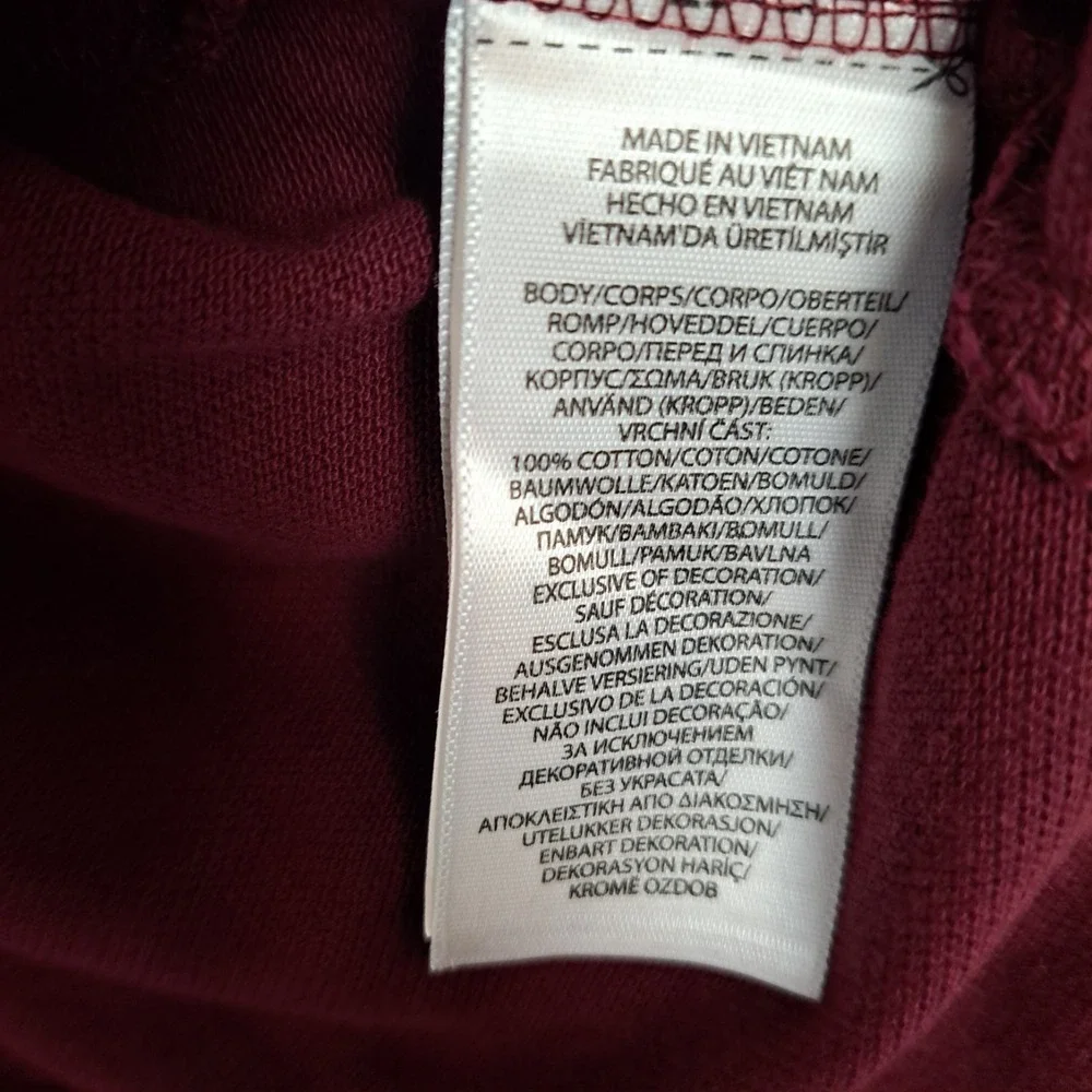 Polo‎ Ralph Lauren Shirt Mens XL Red Maroon Long Sleeve Slim Fit Blue Pony